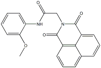 2-(1,3-dioxo-1H-benzo[de]isoquinolin-2(3H)-yl)-N-(2-methoxyphenyl)acetamide Structure