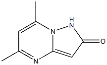 5,7-dimethylpyrazolo[1,5-a]pyrimidin-2(1H)-one Structure