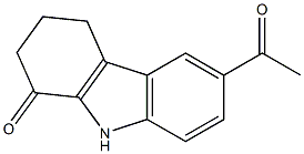 6-acetyl-2,3,4,9-tetrahydro-1H-carbazol-1-one 구조식 이미지