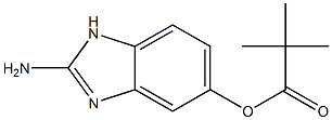 2-amino-1H-benzimidazol-5-yl pivalate Structure