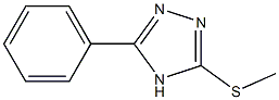 3-(methylsulfanyl)-5-phenyl-4H-1,2,4-triazole 구조식 이미지