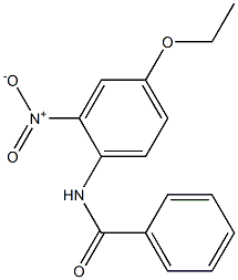 N-{4-ethoxy-2-nitrophenyl}benzamide 구조식 이미지