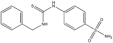 4-{[(benzylamino)carbothioyl]amino}benzenesulfonamide 구조식 이미지