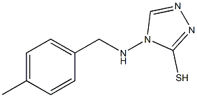 4-[(4-methylbenzyl)amino]-4H-1,2,4-triazol-3-yl hydrosulfide Structure