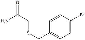 2-[(4-bromobenzyl)sulfanyl]acetamide 구조식 이미지