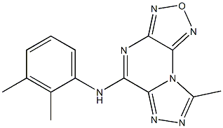 N-(2,3-dimethylphenyl)-N-(8-methyl[1,2,5]oxadiazolo[3,4-e][1,2,4]triazolo[4,3-a]pyrazin-5-yl)amine Structure