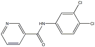 N-(3,4-dichlorophenyl)nicotinamide 구조식 이미지