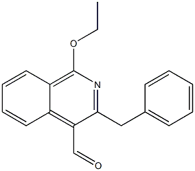 3-benzyl-1-ethoxy-4-isoquinolinecarbaldehyde 구조식 이미지