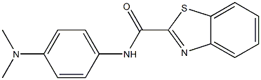 N-[4-(dimethylamino)phenyl]-1,3-benzothiazole-2-carboxamide 구조식 이미지