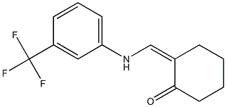2-{[3-(trifluoromethyl)anilino]methylene}cyclohexanone 구조식 이미지