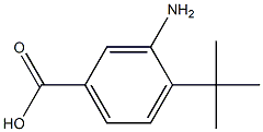 3-amino-4-tert-butylbenzoic acid 구조식 이미지