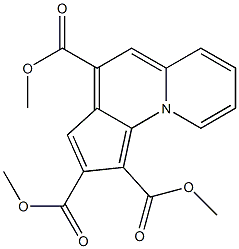 trimethyl cyclopenta[c]quinolizine-1,2,4-tricarboxylate Structure