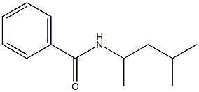N-(1,3-dimethylbutyl)benzamide 구조식 이미지