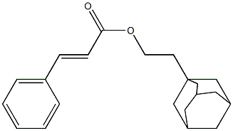 2-(1-adamantyl)ethyl 3-phenylacrylate Structure