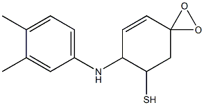 4-(3,4-dimethylanilino)tetrahydro-3-thiophenol 1,1-dioxide Structure