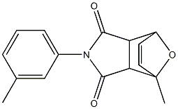 1-methyl-4-(3-methylphenyl)-10-oxa-4-azatricyclo[5.2.1.0~2,6~]dec-8-ene-3,5-dione 구조식 이미지