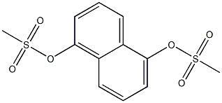 5-[(methylsulfonyl)oxy]-1-naphthyl methanesulfonate Structure