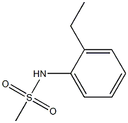 N-(2-ethylphenyl)methanesulfonamide Structure