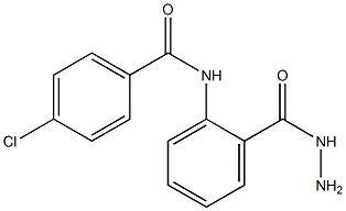 4-chloro-N-[2-(hydrazinocarbonyl)phenyl]benzamide Structure