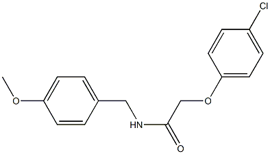 2-(4-chlorophenoxy)-N-(4-methoxybenzyl)acetamide Structure