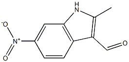 6-nitro-2-methyl-1H-indole-3-carbaldehyde Structure