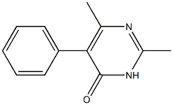 2,6-dimethyl-5-phenyl-4(3H)-pyrimidinone 구조식 이미지