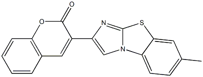 3-(7-methylimidazo[2,1-b][1,3]benzothiazol-2-yl)-2H-chromen-2-one Structure