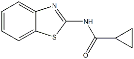N-(1,3-benzothiazol-2-yl)cyclopropanecarboxamide Structure