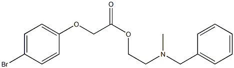 2-[benzyl(methyl)amino]ethyl (4-bromophenoxy)acetate 구조식 이미지