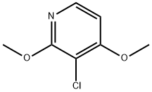 3-chloro-2,4-dimethoxypyridine 구조식 이미지