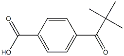 4-(2,2-dimethylpropanoyl)benzoic acid Structure