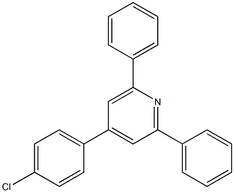 4-(4-chlorophenyl)-2,6-diphenylpyridine 구조식 이미지