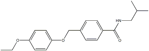 4-[(4-ethoxyphenoxy)methyl]-N-isobutylbenzamide 구조식 이미지