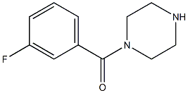 (3-fluorophenyl)(1-piperazinyl)methanone 구조식 이미지