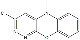 3-chloro-5-methyl-5H-pyridazino[3,4-b][1,4]benzoxazine Structure