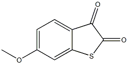 6-methoxy-1-benzothiophene-2,3-dione 구조식 이미지