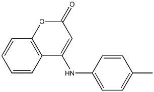 4-(4-toluidino)-2H-chromen-2-one 구조식 이미지