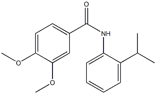 N-(2-isopropylphenyl)-3,4-dimethoxybenzamide Structure