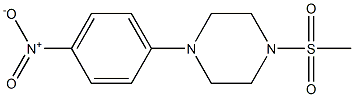 1-{4-nitrophenyl}-4-(methylsulfonyl)piperazine Structure