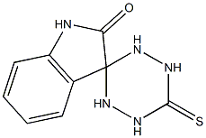 3'-thioxo-1,3-dihydrospiro[2H-indole-3,6'-[1,2,4,5]-tetraazinane]-2-one 구조식 이미지