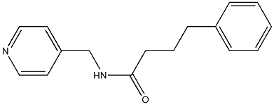 4-phenyl-N-(4-pyridinylmethyl)butanamide Structure