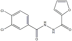 3,4-dichloro-N'-(2-furoyl)benzohydrazide Structure