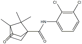 N-(2,3-dichlorophenyl)-4,7,7-trimethyl-3-oxobicyclo[2.2.1]heptane-1-carboxamide Structure