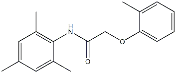 N-mesityl-2-(2-methylphenoxy)acetamide 구조식 이미지