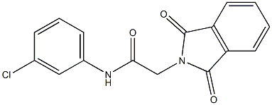 N-(3-chlorophenyl)-2-(1,3-dioxo-1,3-dihydro-2H-isoindol-2-yl)acetamide Structure