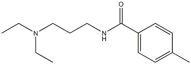 N-[3-(diethylamino)propyl]-4-methylbenzamide Structure