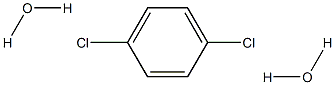 2,5-Dichlorobenzene dihydrate, 97% Structure