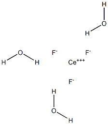 Cerium(III) fluoride trihydrate, 96% min 구조식 이미지