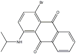 1-Isopropylamino-4-bromoanthraquinone Structure