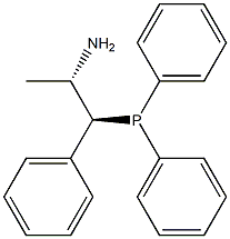 (1S,2S)-(2-Diphenylphosphino)-1-methyl-2-phenylethylamine Structure